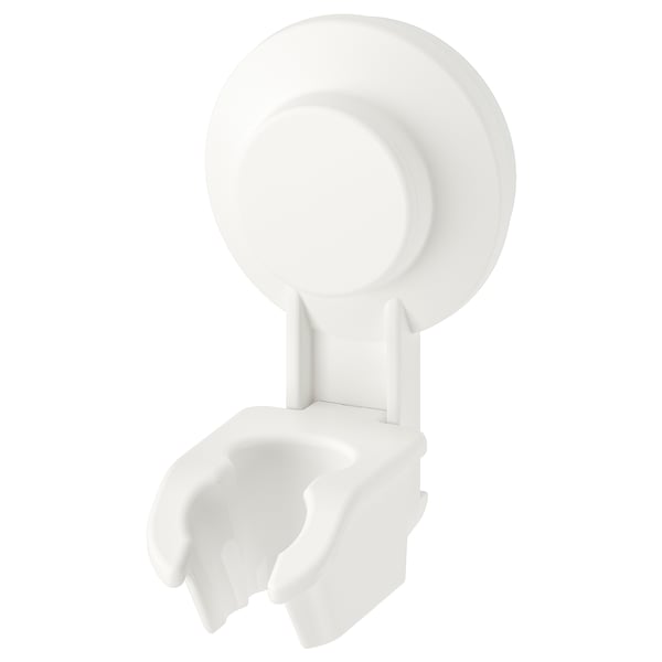 TISKEN Hand shower park bracket w suc cup, white
