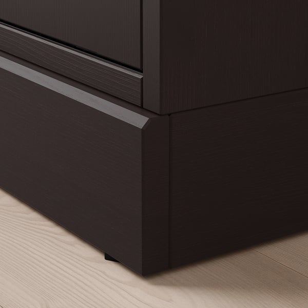 HAVSTA Storage combination, dark brown, 81x47x212 cm