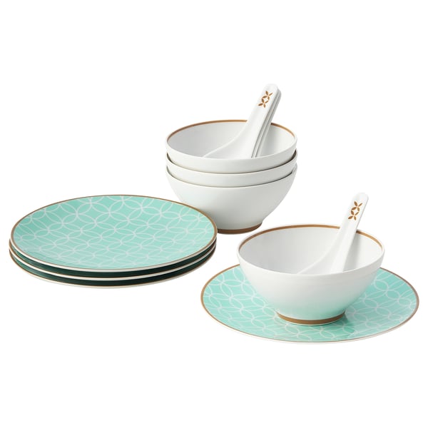 SOLGLIMTAR 12-piece service