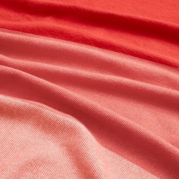 SOLGLIMTAR Throw, red, 100x180 cm