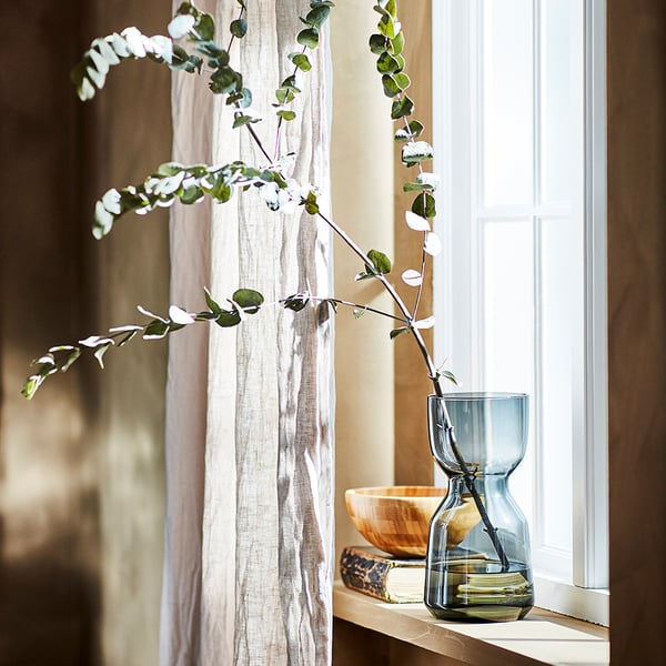 DYTÅG Curtains, 1 pair, white, 145x250 cm