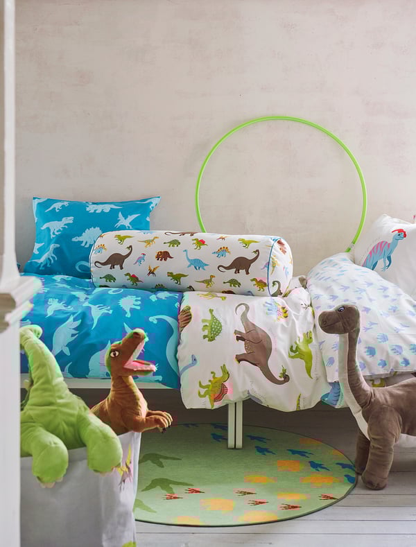 JÄTTELIK Soft toy, dinosaur/dinosaur/velociraptor, 44 cm