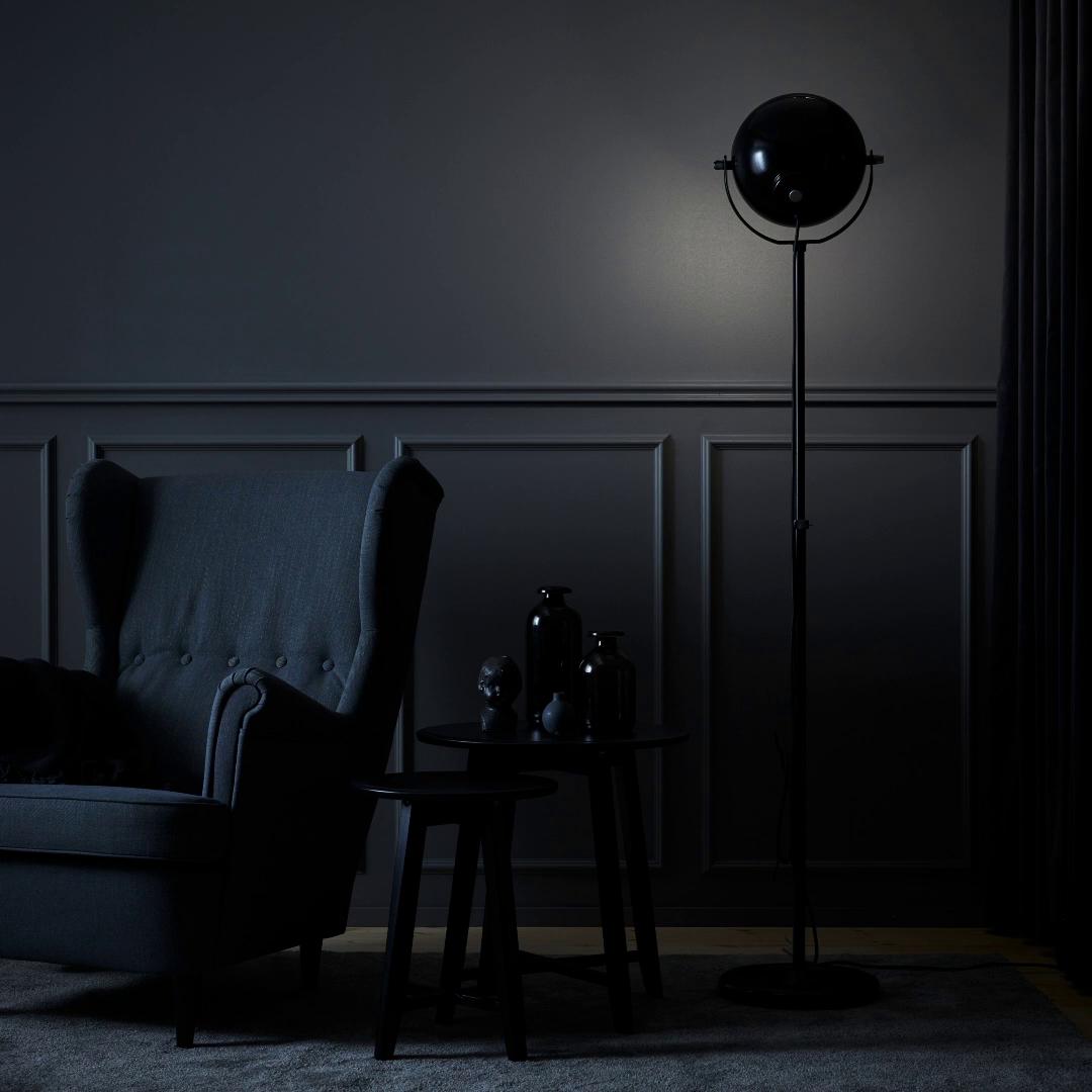 SVARTNORA floor lamp black - IKEA