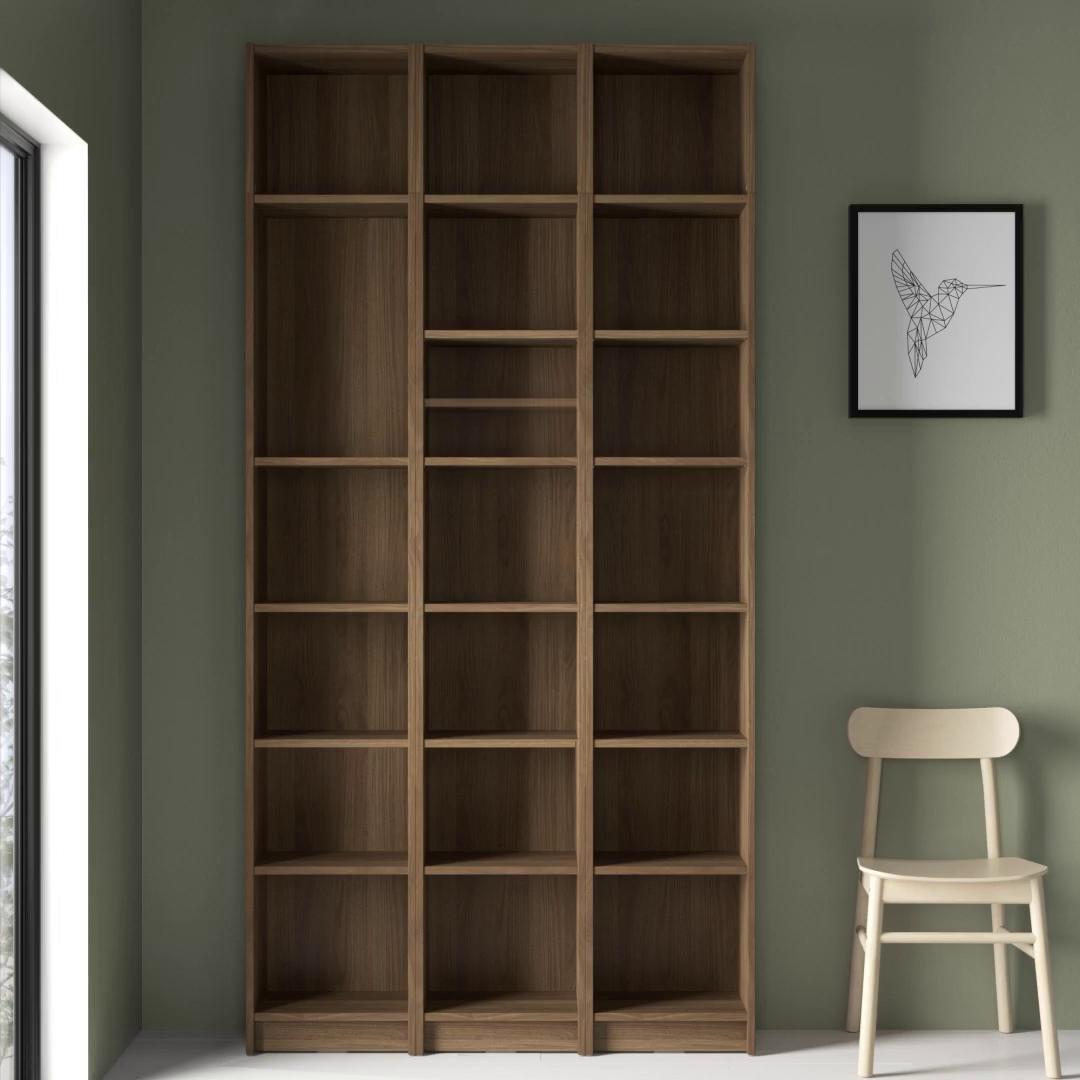 BILLY bookcase comb with extension units brown walnut effect - IKEA